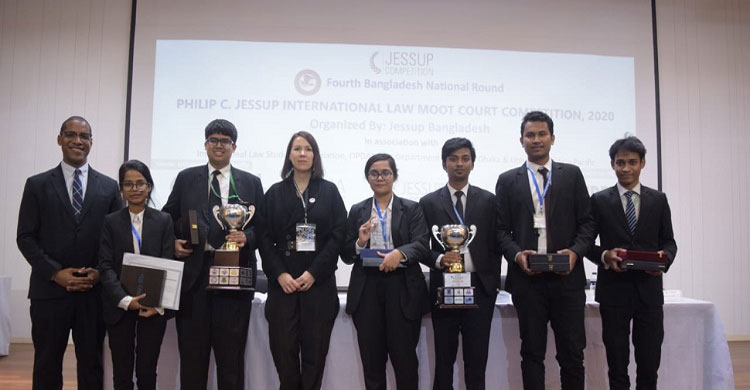 4th BD round of Jessup Moot Court Champion DU