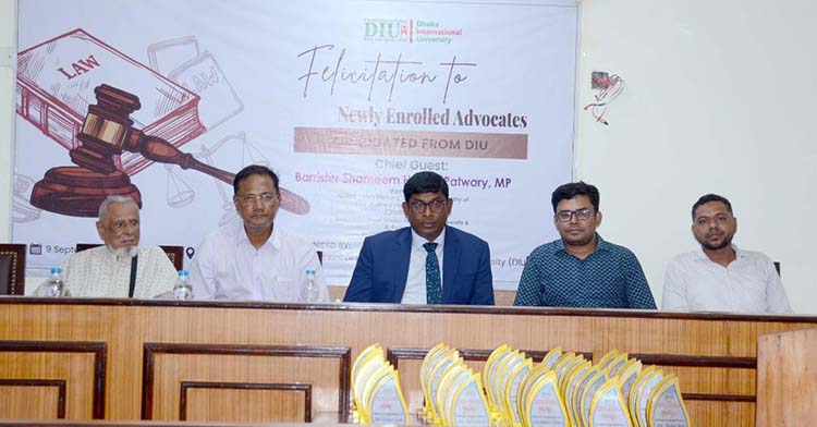 Felicitation to Newly Enrolled Advocates held at DIU