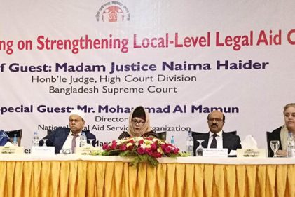 রোহিঙ্গাদের স্ট্যাটাস নির্ণয় না হওয়া পর্যন্ত লিগ্যাল এইড সুবিধা পাবেনা : বিচারপতি নাঈমা হায়দার