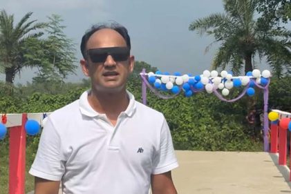 বিচারপতি রাধা বিনোদ পালের সম্মানে ব্রিজ উৎসর্গ করেন ব্যারিস্টার সুমন