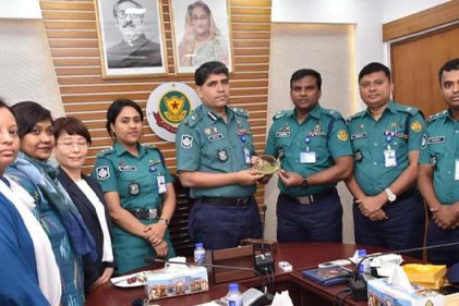 ট্রাফিক সক্ষমতা বৃদ্ধিতে ভারতে প্রশিক্ষণ নিলেন ৫ কর্মকর্তা