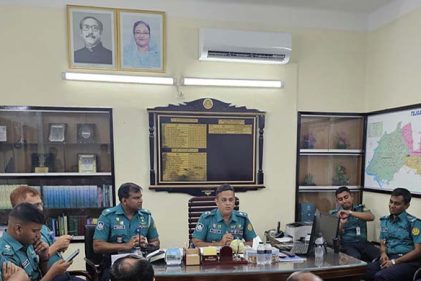 অগ্নি-সন্ত্রাস ও নাশকতা প্রতিরোধে ট্রাফিক তেজগাঁও বিভাগের সচেতনতামূলক সভা