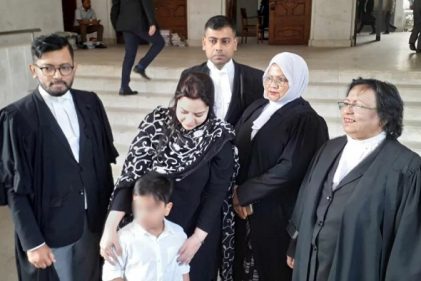 তিন বছরের আইনি লড়াইয়ের পর মায়ের সান্নিধ্যে শিশু সন্তান