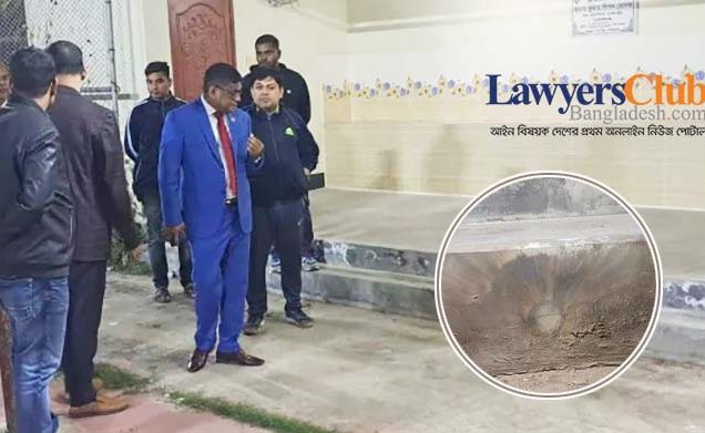 চাঁপাইনবাবগঞ্জ আদালত চত্বরে ককটেল বিস্ফোরণ