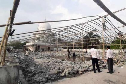 বৃষ্টিতে বিচারকাজে বিঘ্ন, চলছে ৬০ বছরের পুরোনো সুপ্রিম কোর্ট ভবনের সংস্কার