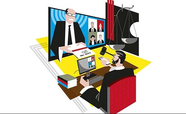 ভার্চুয়াল আদালত চান ডিসিরা