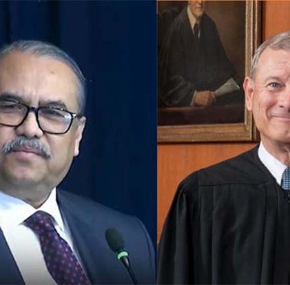 মার্কিন প্রধান বিচারপতির সঙ্গে বাংলাদেশের প্রধান বিচারপতির বৈঠক