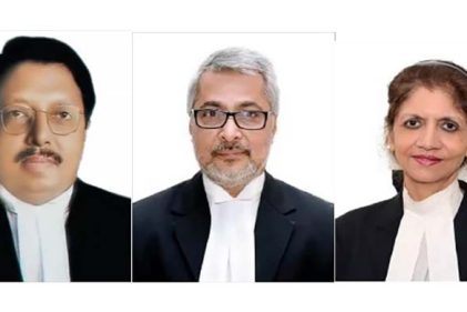 আপিল বিভাগের তিন বিচারপতির শপথ বৃহস্পতিবার