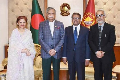 রাষ্ট্রপতির সঙ্গে আপিল বিভাগের নবনিযুক্ত তিন বিচারপতির সাক্ষাৎ