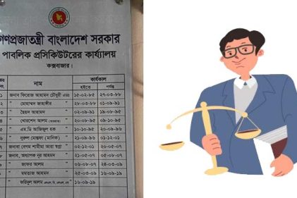 কক্সবাজার দায়রা জজ আদালতে যাঁরা পিপির দায়িত্ব পালন করেছেন