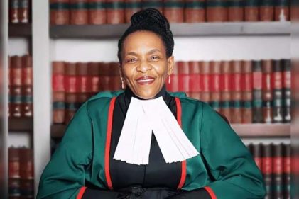 দক্ষিণ আফ্রিকার প্রথম নারী প্রধান বিচারপতি নিযুক্ত হলেন মান্দিসা মায়া