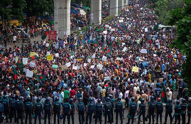 কোটা সংস্কার আন্দোলন : শিক্ষার্থীদের আসামি করে পুলিশের মামলা