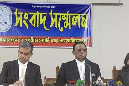 রিজভী-পার্থসহ সব আইনজীবীর মুক্তি দাবি সুপ্রিম কোর্ট বার সভাপতির