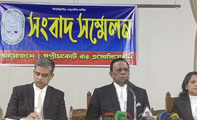 রিজভী-পার্থসহ সব আইনজীবীর মুক্তি দাবি সুপ্রিম কোর্ট বার সভাপতির