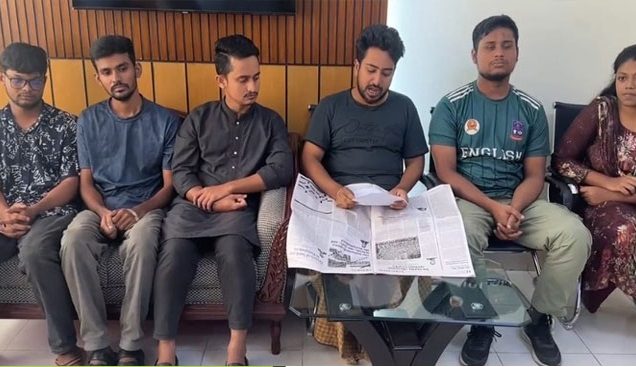 বৈষম্যবিরোধী ছাত্র আন্দোলনের ছয় সমন্বয়ককে ছেড়ে দিল ডিবি