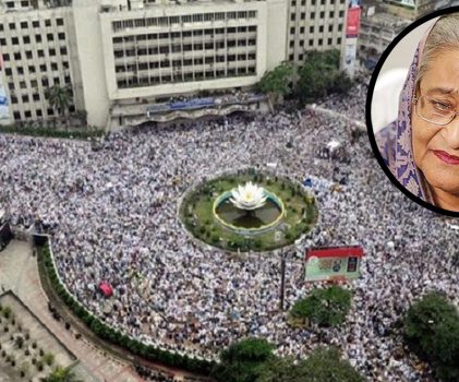 শাপলা চত্বরে হেফাজত সমাবেশে গুলি ঘটনায় শেখ হাসিনাকে আসামি করে মামলার আবেদন