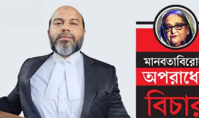 গুমের ঘটনায় ট্রাইব্যুনালে শেখ হাসিনার বিরুদ্ধে আইনজীবীর অভিযোগ