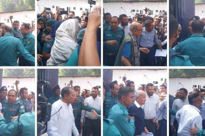 ট্রাইব্যুনালে হাজির করা হয়েছে সাবেক ১৩ মন্ত্রী-উপদেষ্টা-বিচারপতি-সচিবকে