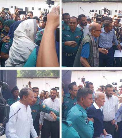 ট্রাইব্যুনালে হাজির করা হয়েছে সাবেক ১৩ মন্ত্রী-উপদেষ্টা-বিচারপতি-সচিবকে