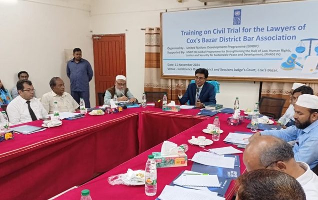 প্রশিক্ষণ জ্ঞানের ভান্ডারকে সমৃদ্ধ করে : কক্সবাজারের জেলা জজ