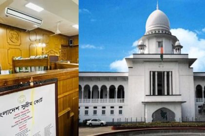 বিচারপতিকে ডিম মেরে এজলাস থেকে নামালো আইনজীবীরা