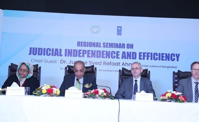 সংস্কার কার্যক্রমের ক্ষেত্রে বিচার বিভাগ অগ্রগামী ভূমিকা পালন করেছে: প্রধান বিচারপতি