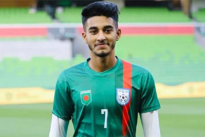 জাতীয় দলের ফুটবলার শেখ মোরছালিনের বিরুদ্ধে মামলা