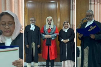 শপথ নিলেন আপিল বিভাগের দুই বিচারপতি