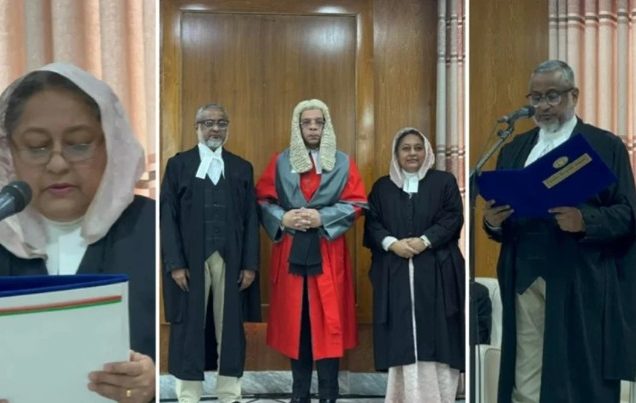 শপথ নিলেন আপিল বিভাগের দুই বিচারপতি