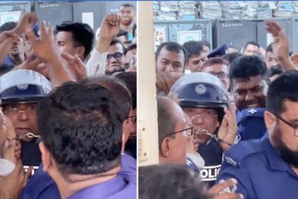 নারায়ণগঞ্জের আদালতে সাবেক আইনমন্ত্রী আনিসুল হককে কিলঘুষি