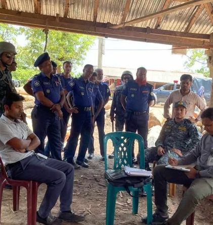 বরগুনায় পরিবেশের স্পেশাল ম্যাজিস্ট্রেট ও বিশুদ্ধ খাদ্য আদালতের যৌথ অভিযান