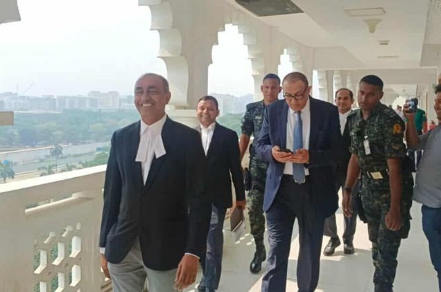 হাইকোর্ট ঘুরে দেখলেন ফিলিস্তিনের রাষ্ট্রদূত ইউসুফ রামাদান