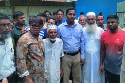 নালিশী জমি পরিদর্শনে বিচারক, তাৎক্ষণিক মিটে গেল দীর্ঘ দিনের ভূমি বিরোধ