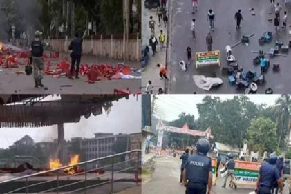 গোপালগঞ্জে পুলিশের গাড়িতে হামলা ও অগ্নিসংযোগের ঘটনায় মামলা, আসামি ৫৭৫