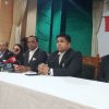 সুপ্রিম কোর্ট আইনজীবী সমিতির শহীদ শফিউর রহমান মিলনায়তনে আয়োজিত সংবাদ সম্মেলন