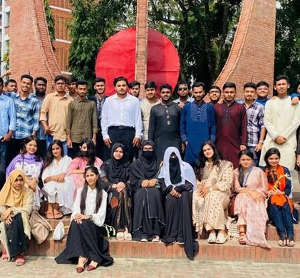 পবিপ্রবিতে আইন ও ভূমি প্রশাসন অনুষদের ১০ম ব্যাচের নবীনবরণ অনুষ্ঠিত