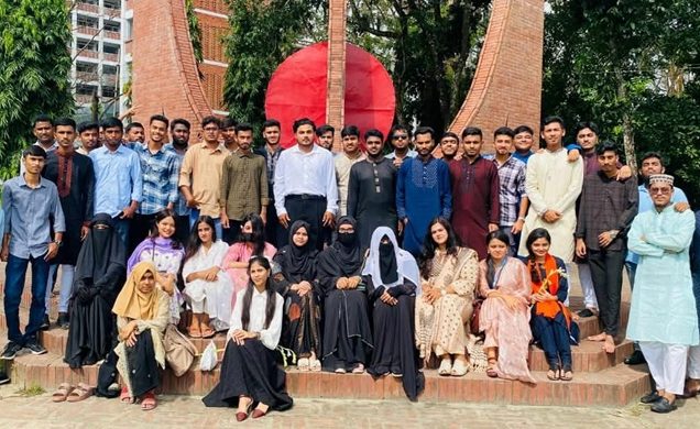 পবিপ্রবিতে আইন ও ভূমি প্রশাসন অনুষদের ১০ম ব্যাচের নবীনবরণ অনুষ্ঠিত