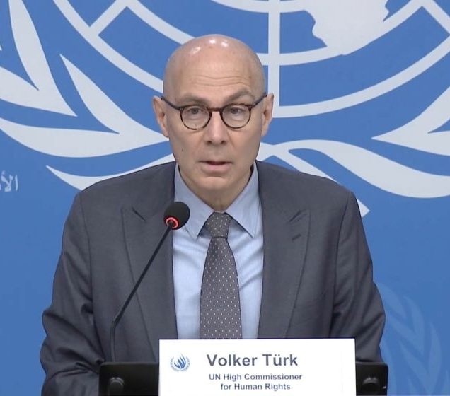 জাতিসংঘের মানবাধিকারবিষয়ক হাইকমিশনার ভলকার তুর্ক