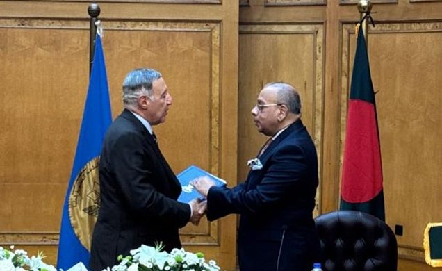 বাংলাদেশ-মিশর সর্বোচ্চ আদালতের মধ্যে বিচারিক সহযোগিতা প্রটোকল স্বাক্ষর