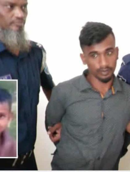 ছবি : মৃত্যুদন্ড হওয়া আসামী জাহাঙ্গীর আলম (ইনসেটে নিহত সহোদর হাসান ও হোসাইন)