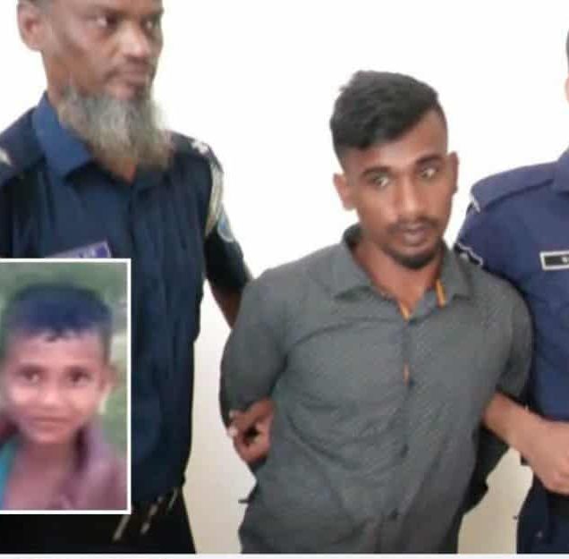 ছবি : মৃত্যুদন্ড হওয়া আসামী জাহাঙ্গীর আলম (ইনসেটে নিহত সহোদর হাসান ও হোসাইন)