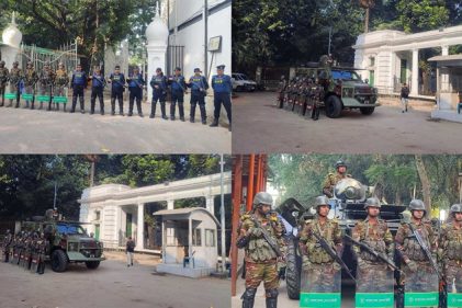 শেখ হাসিনার রায় ঘিরে ট্রাইব্যুনালে কড়া নিরাপত্তা