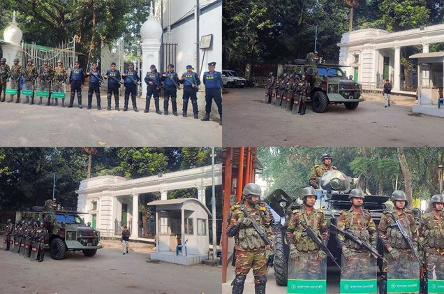 শেখ হাসিনার রায় ঘিরে ট্রাইব্যুনালে কড়া নিরাপত্তা