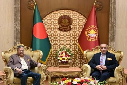 রাষ্ট্রপতির সঙ্গে প্রধান বিচারপতির বিদায়ী সাক্ষাৎ