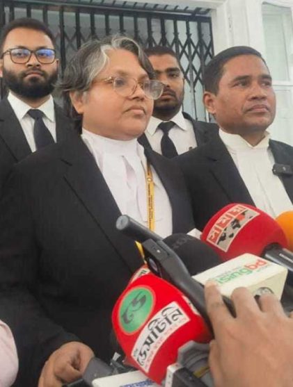 জিয়াউল আহসানের আইনজীবী নাজনীন নাহার