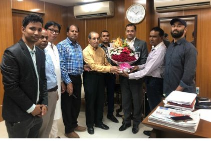 তথ্য ও সম্প্রচার প্রতিমন্ত্রীর সাথে ওনাব’র সাক্ষাৎ