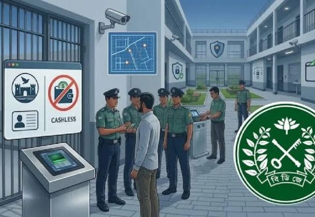 দেশে প্রথমবারের মতো ‘ক্যাশলেস কারা ব্যবস্থাপনা’ শুরু: প্রথম ডিজিটাল কারাগার মুন্সিগঞ্জ