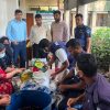 ছবি : কক্সবাজার সিজেএম আদালত কম্পাউন্ডে মাদকদ্রব্য ধ্বংস করা হচ্ছে